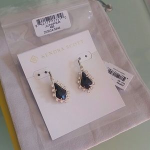 Kendra Scott Juniper goldstone earrings
